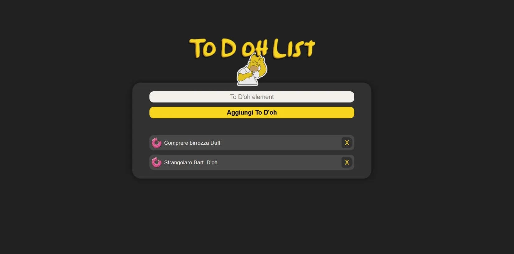 Image To d'oh List